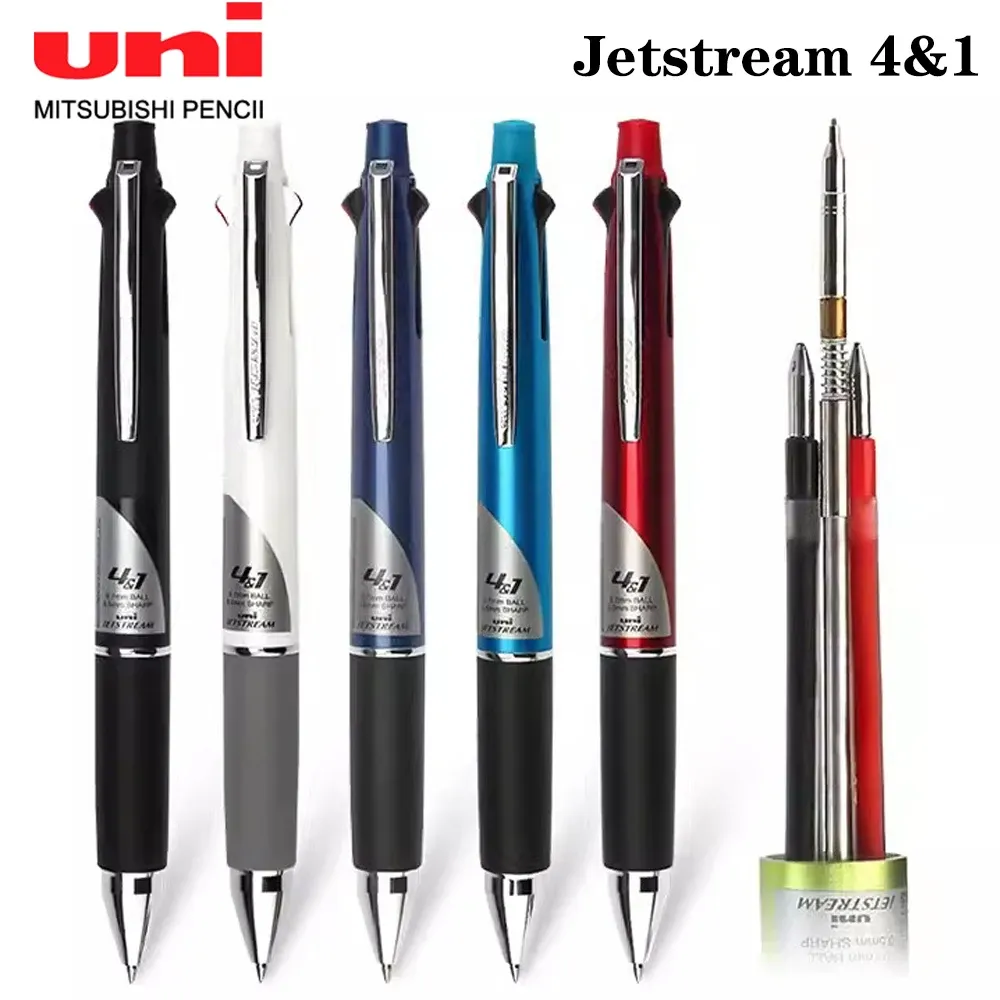 Pen Japan UNI Multifunction Pen Ballpoint Pen + Mechanical Pencils MSXE5100005 Office Student School Supplies Art Stationery