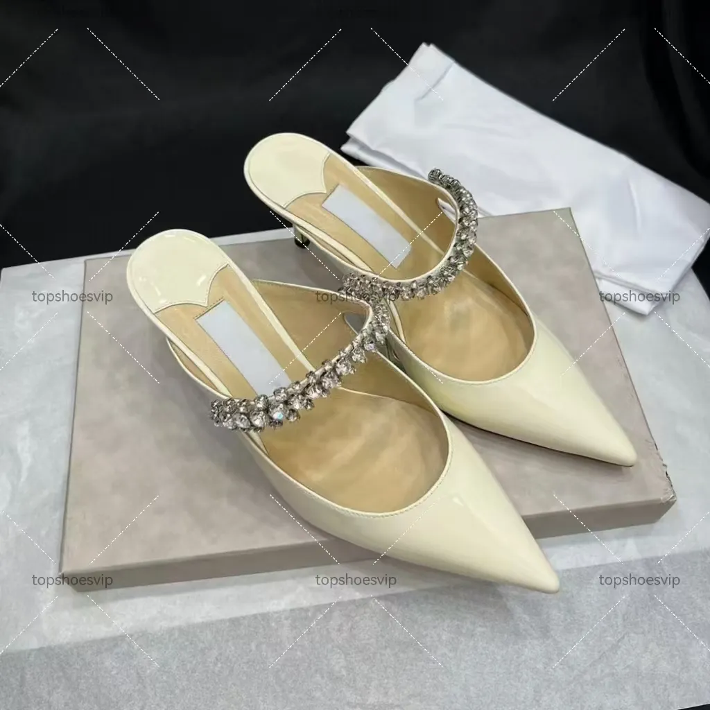 Save Big on Bulk Leather Mules Heels Mules Designer Heels Women High Heels  Pointed Toe Rhinestone Pumps Flat Shoes Black Evening Shoes Dress Shoes