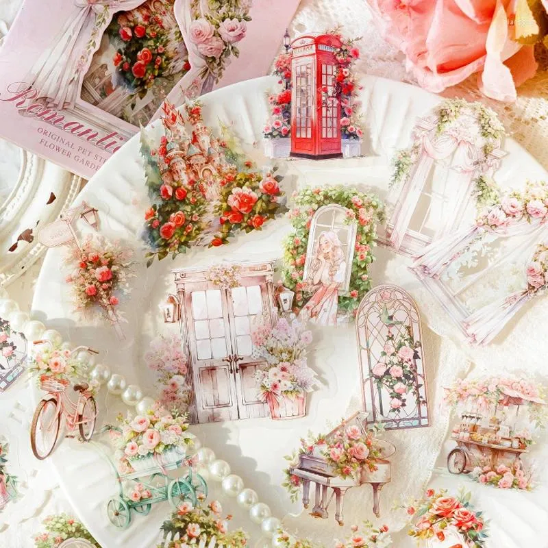 Opakowanie prezentów 30 szt. Vintage okienne okno domowe pakiet DIY DEKATATYCZNY KOLAGE Materiał ręcznie robiony scrapbooking śmieciowy dziennik