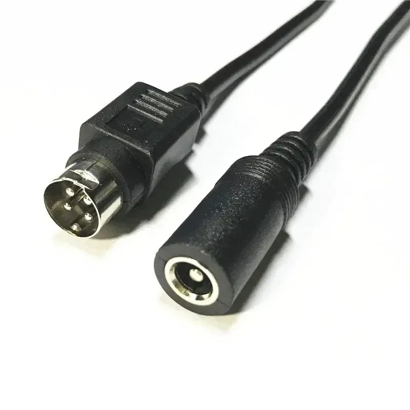 Hoge kwaliteit bewakingsvideo -recorder Power Conversion Connector Line met DC55 21 vrouwelijke tot ronde Poort 4 vier -pins - ontworpen voor lang