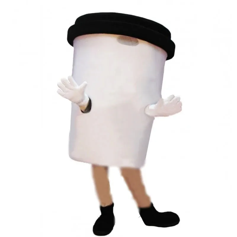 Halloween Coffee Tup Mascot Costume Fancy Dishing Carnival Costume Costume personnalisé Costumes de personnages