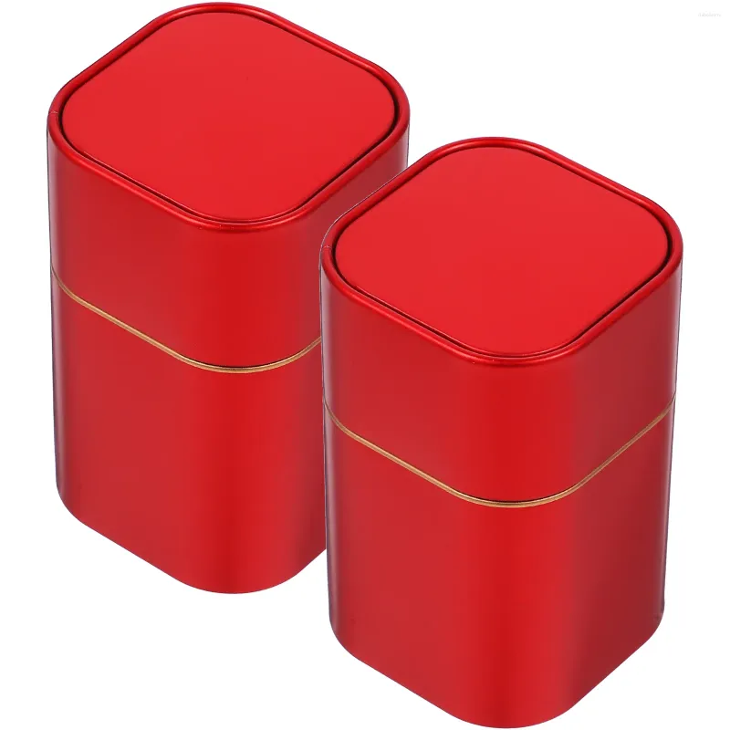 Bouteilles de rangement 2 pcs Salt de thé Porte-bonbon