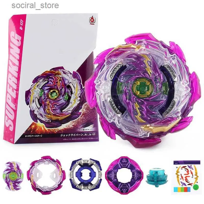 Super King Bey Set B 177 Jet Wyvern Booster All Left Spinning Beyblades