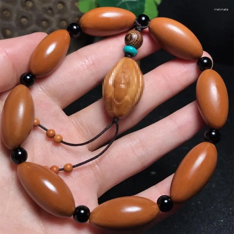 Strand Olive Nene Beads Creative Stone Carving Bracelet