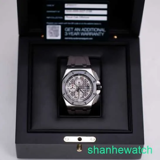 Mens AP Wrist Watch Royal Oak Offshore 26400 Men's Watch Chronograph Automatic Mechanical Swiss Watch Sports Leisure Fashion Watch Luxury Gauge 44mm