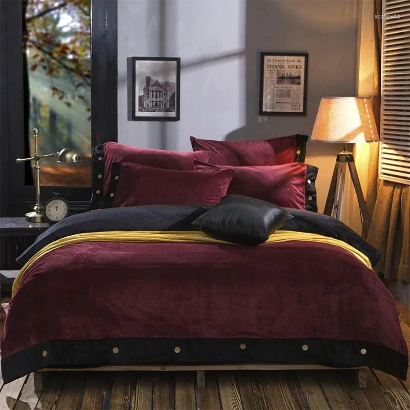 Bedding Sets 2024 Crystal Cashmere Luxury Set Soft Bedclothes Duvet/Quilt Cover Bed Linen Sheet 4 Pieces