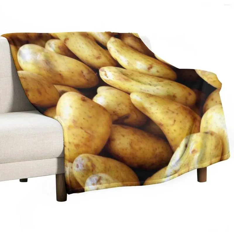 Filtar soffa potatis kast filt fluffig mjuk modebäddsäckar