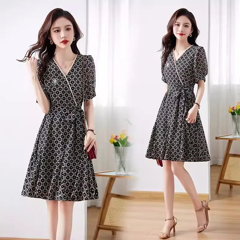 chinese dress ladies SKYE | Polly Crew Neck Ribbed Stretch Knit Sweater Dress
