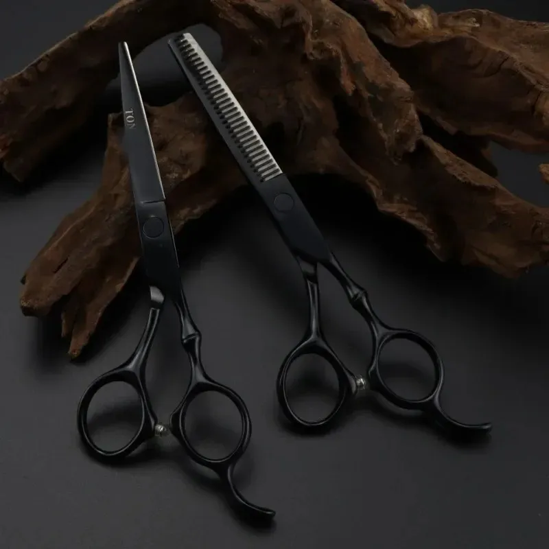 2024 6 Inch Hair Scissors Hair Thinning Cutting Clipper Barber Scissor Hair Shears Professional Barber Shop Hairdressing ScissorsThinning shears for barber shop