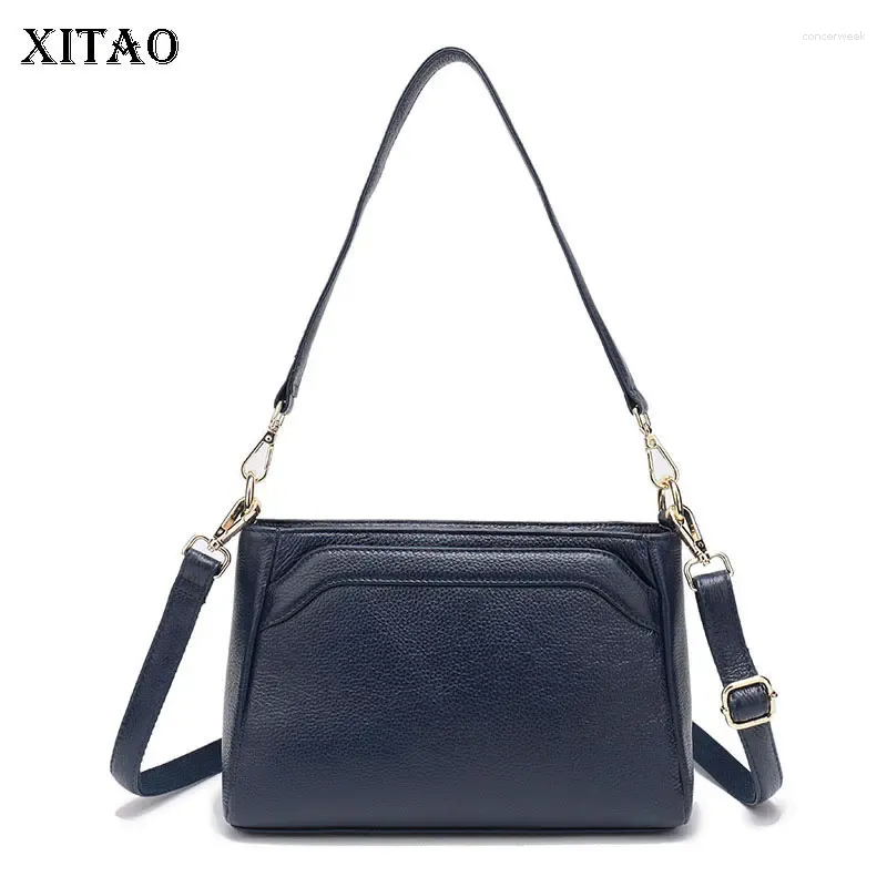 Shoulder Bags XITAO Soft Face 2024 Korean Leather Handbags Fashion All-match Bag Messenger Tide GWJ1586