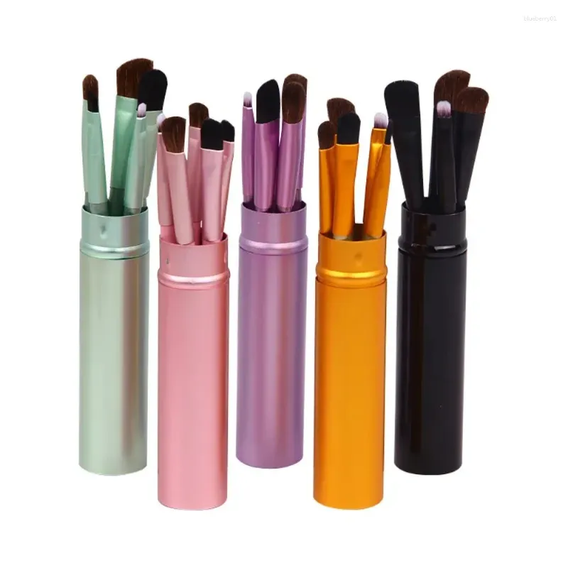 Makeup Brushes 5Pcs Eyeshadow Concealer Eye Brush Set Eyebrow Lip Beauty Make Up Skin-friendly Women Cosmestic Tool