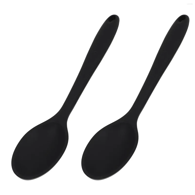 Cuillères en silicone cuillère cuisine fournit des outils de cuisson à soupe plats japonais polyvalents