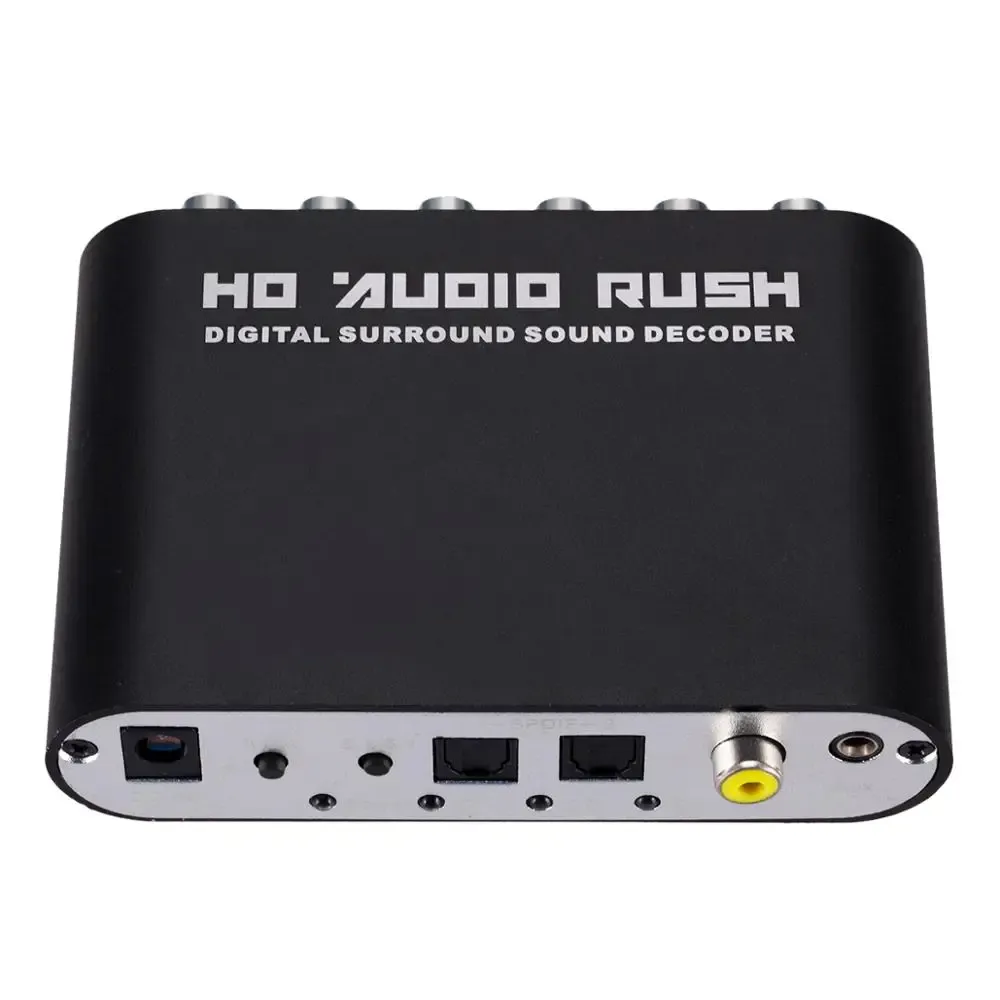 Convertitore 5.1 canale Amplificatore convertitore digitale Amplificatore HD HD Analog DTS Decodificatore Audio Audio Audio Ottico Surdio AC3 Signal Portable Coassiale