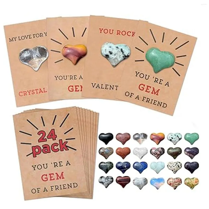 Décoration de fête 24pcs cartes d'échange de la Saint-Valentin stimulant les enfants compétences sociales colorées pour les fournitures salutation