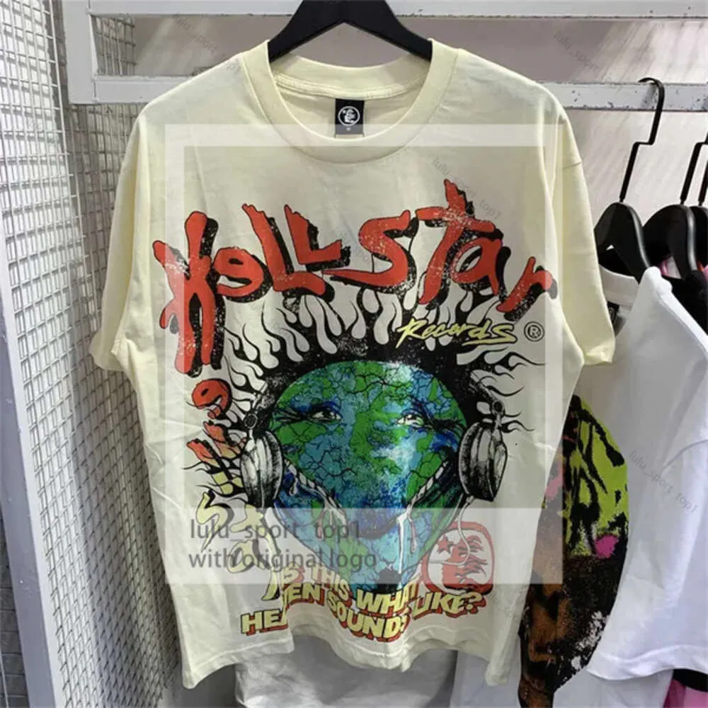 2024 Sleeve Tee Men Women High Quality Streetwear Hip Hop Fashion T Shirt Hell Star Hellstar Short 03 6834