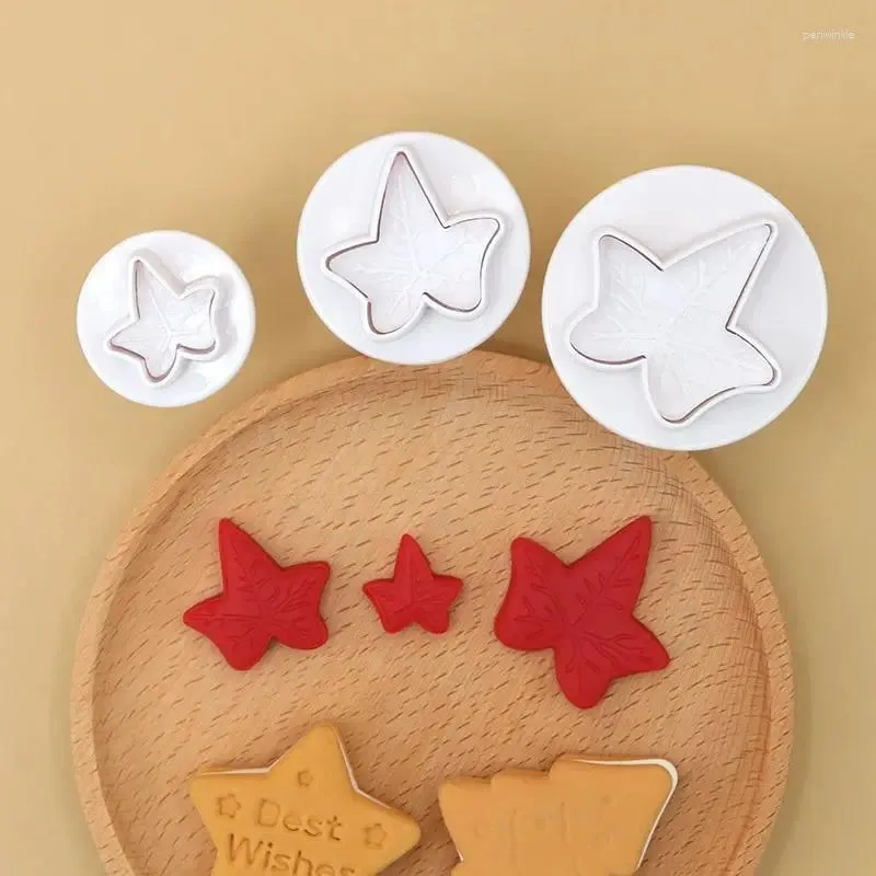 Formy do pieczenia 3PCS Spring Formy Zestaw ciastek Creative Cake DIY Stamper Przyjazny dla środowiska producent źródeł tworzyw sztucznych