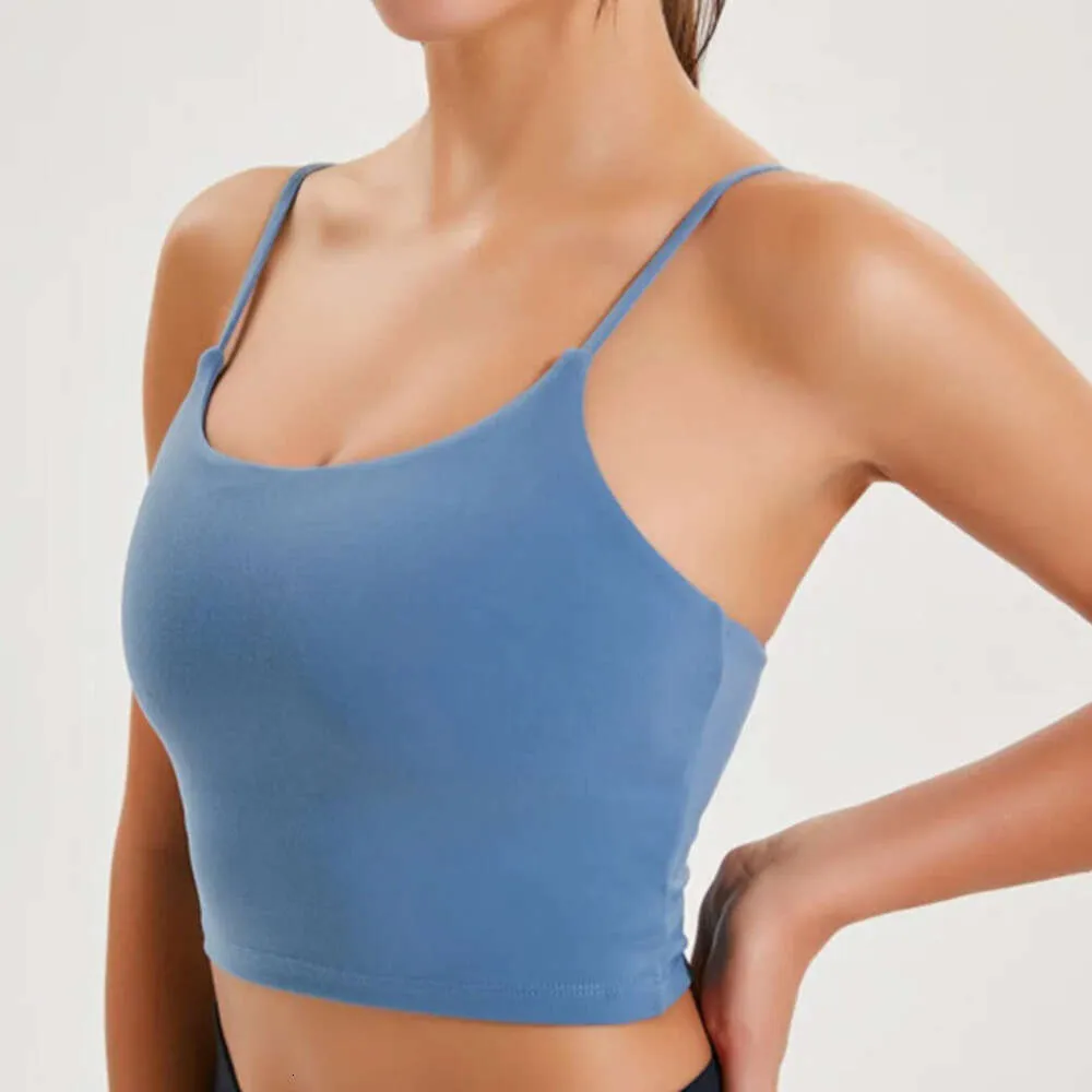 2024 Lululemeni Yoga Tank Indoor Sport Bra Fiess Gest Gym Vêtements Femmes Sous-vêtements rembourrés