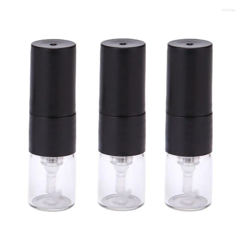 Speicherflaschen 10pcs 1ml Glasflasche Parfüm Subpottling Ultra-Feinspray Hochwertiger leerer Atomizer Kosmetischer Behälter