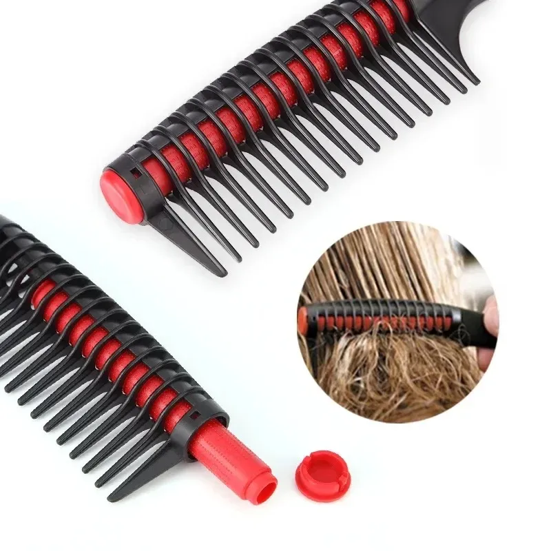 New Professional Wide Tooth Hair Comb Brush Anti Static Salon Coloring Tools Barber Detangling Comb DIY Hair Styling Accessories