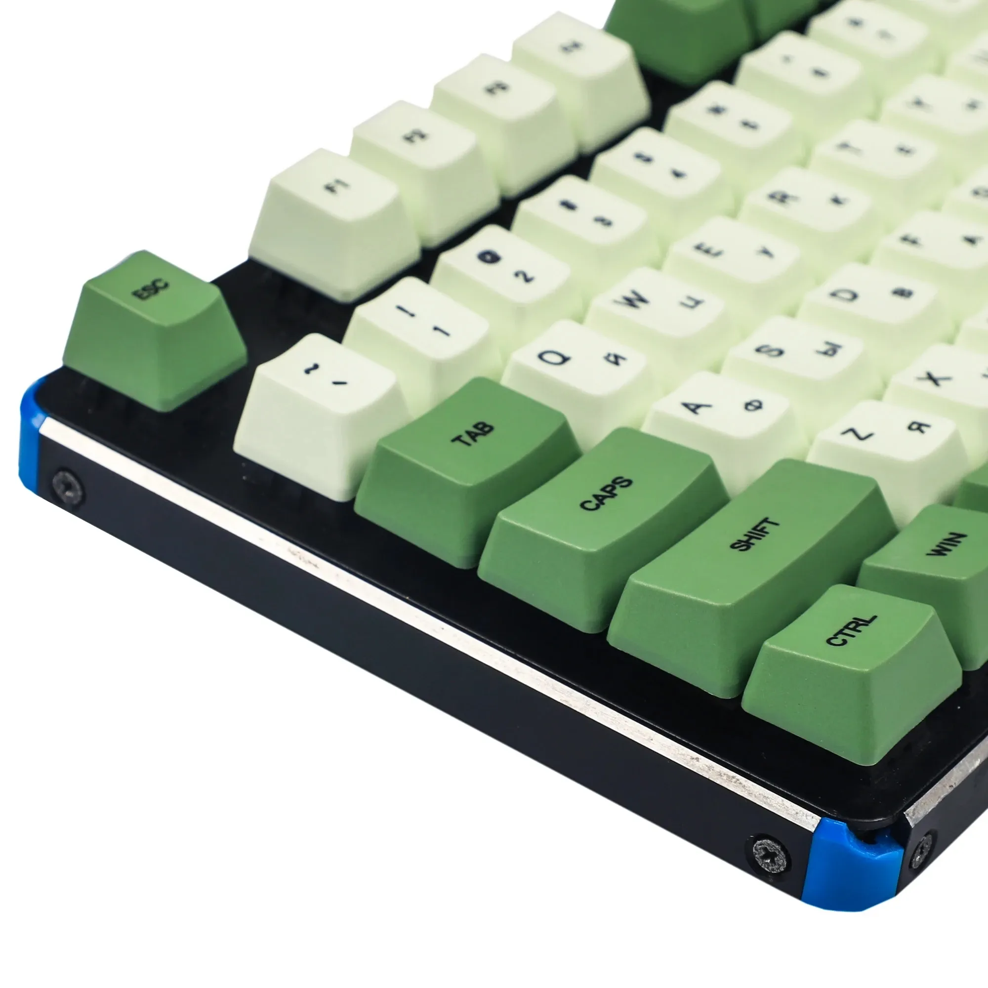 Accessories Korean keycap 124 Keys Matcha Green Mechanical keyboard Keycaps Dye Sublimation XDA Keycap PBT Key caps For Cherry MX Switch