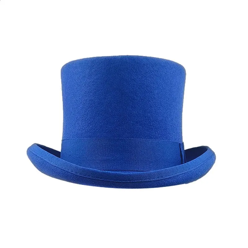 Popular Mens Hats, Wool Blend Dress Hats: Classic Blue Black