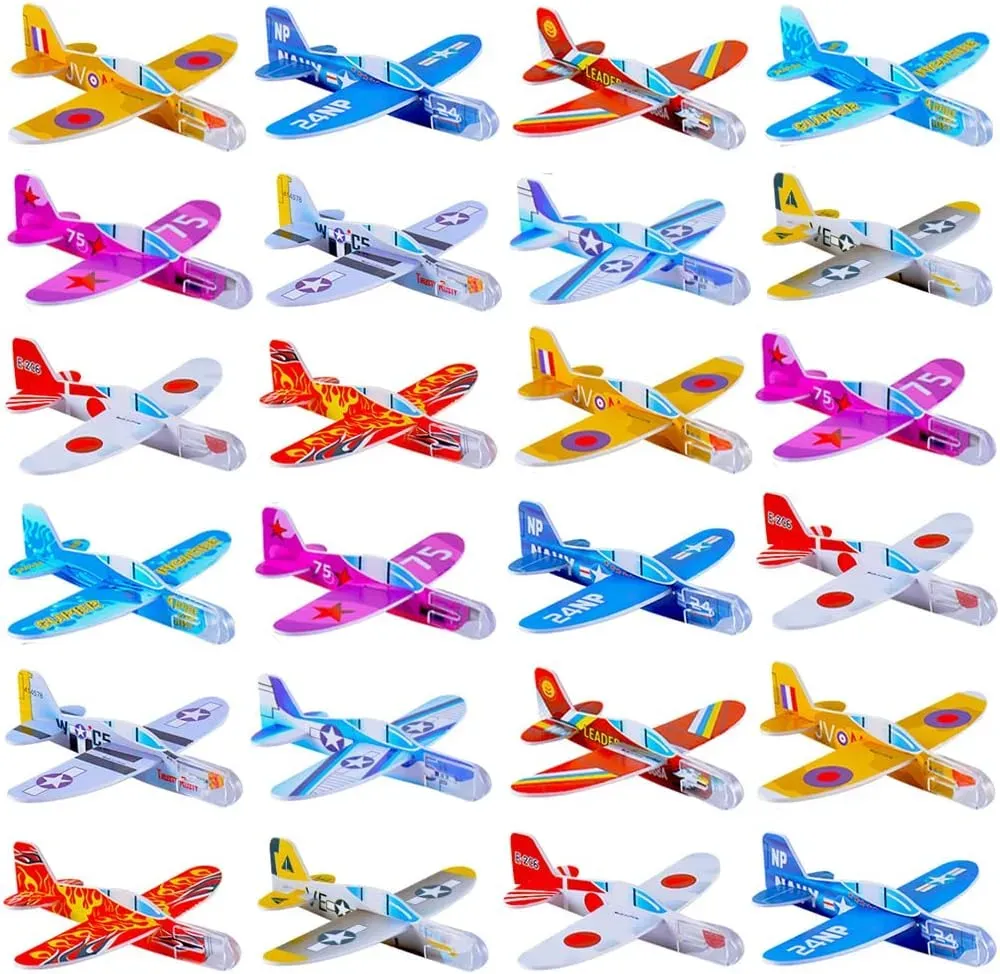 LED Flying Toys Airplane Amélioration de l'avion grand lancement Plane en mousse 2 Mode de vol jouet pour les cadeaux pour les enfants 3 4 5 6 7 ans Boy Outdo Dhdxa ZZ