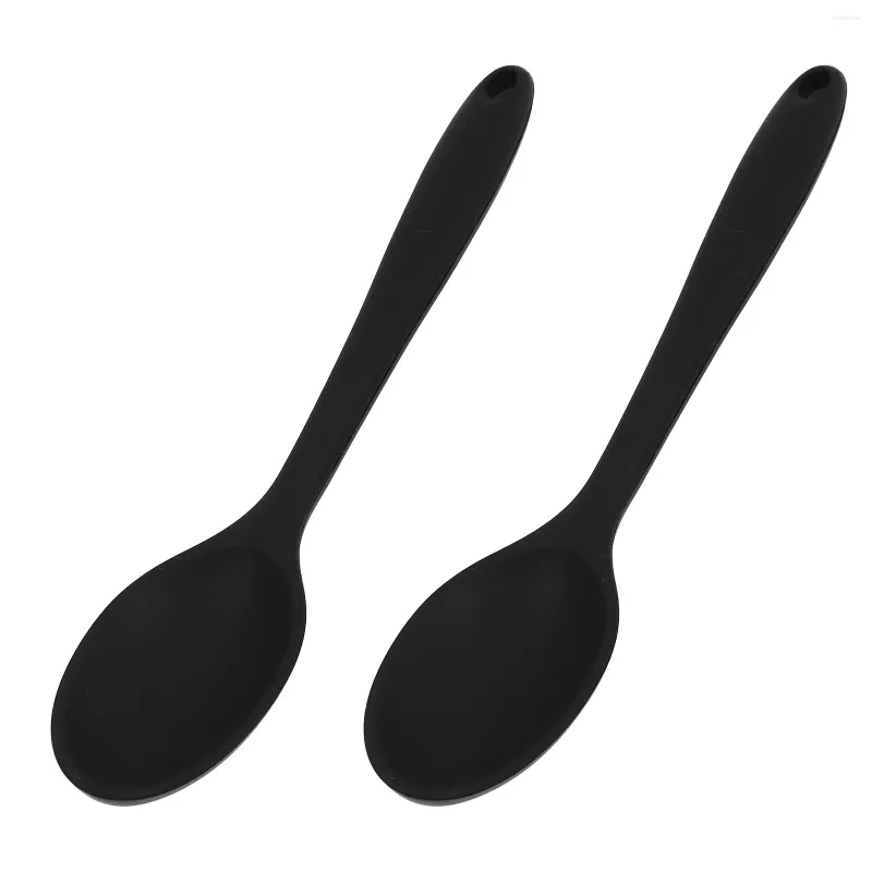 Cuillères cuillères en silicone outils de cuisson polyvalent