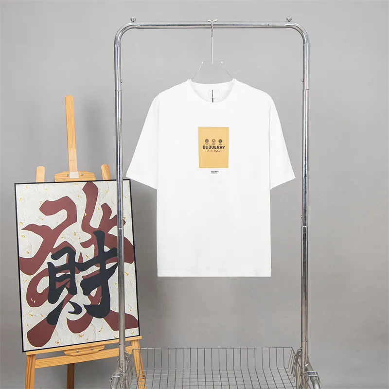 Męska koszula designerka koszula męska koszula T-shirt bawełniana załoga drewniana swoboda krótko-śluzowa koszulka z bawełniana bawełniana koszulka z koszulą z kreskówek rozmiar s-xl z3