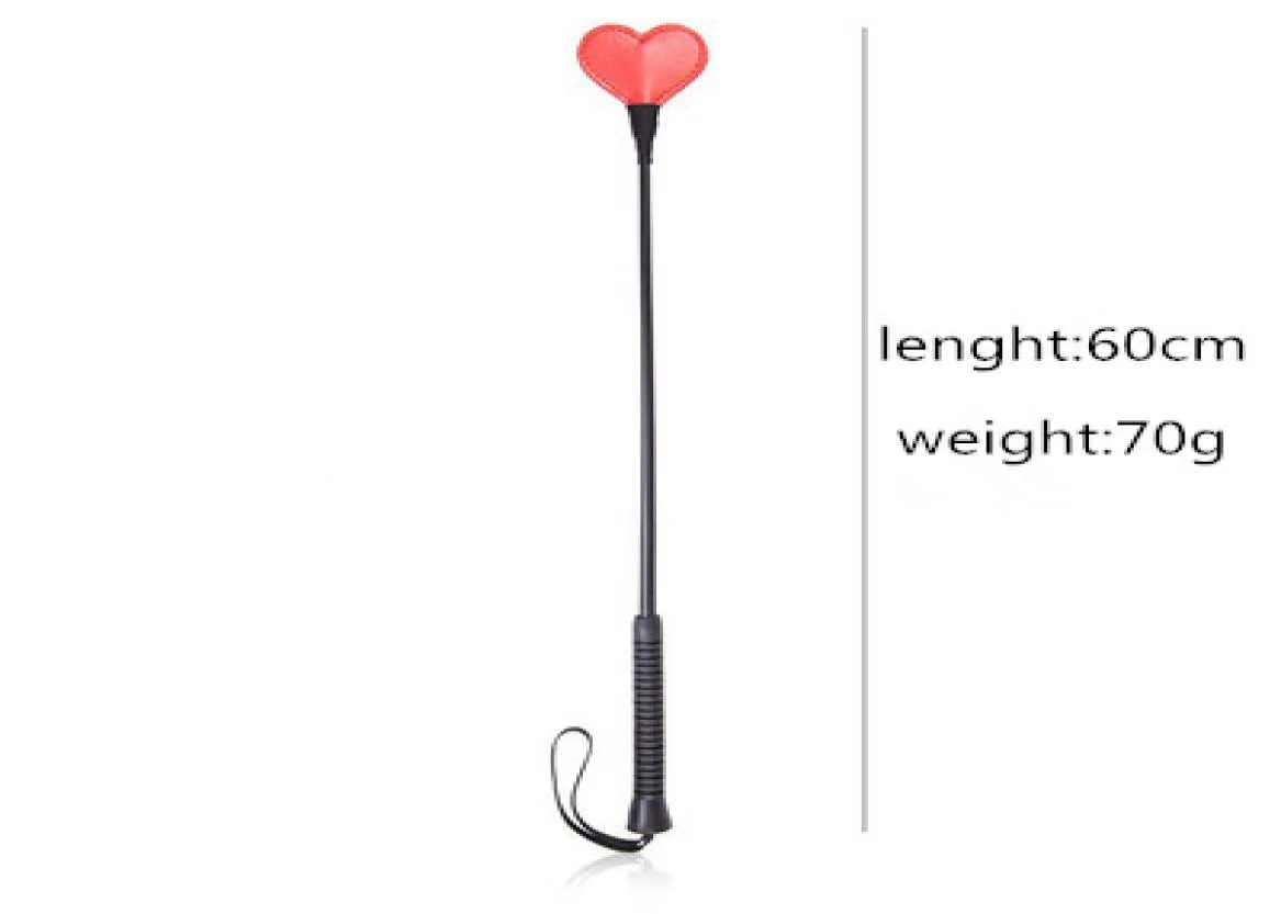 Genuine leather Red Heart spanking paddle wand rod whip lash strap flog slap flap beat stick SM adult game sex toy 4957964