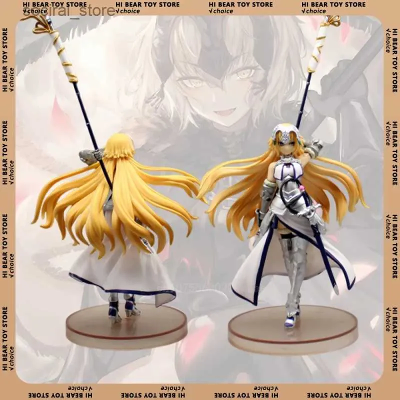 Action Toy Figures Fate Anime Figure Joan d'Arc Girl With Sword 15cm PVC GK Statue Figurine Model Doll Collectible Ornement Decoration Kids Gifts L240402