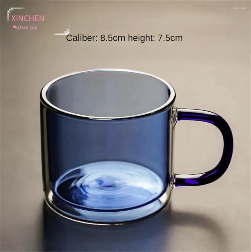 Wine Glasses XINCHEN 2024 Glass Cups Coffee Mug The High Borosilicate Double Color Drinking S