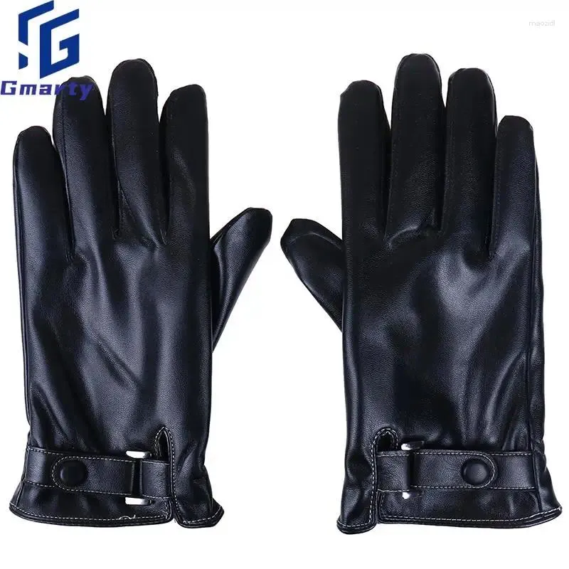 Gants cyclistes Unisexe tactile en cuir hivern