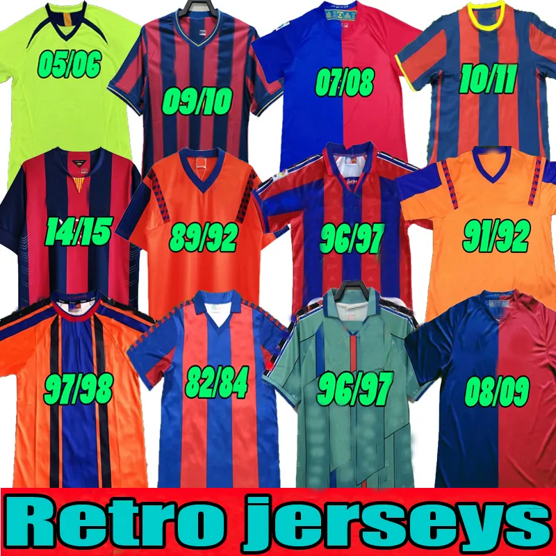 Soccer Jersey Finals Retro 82 84 88 96 97 98 99 03 04 08 09 10 11 12 15 18 19 Ronaldinho Rivaldo Iniesta Maillot de Foot Eto'o Kluivert Barcelonas Ronaldo Xavi Suarez Henry