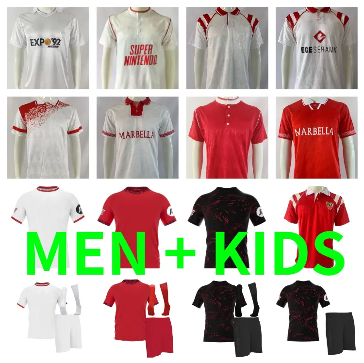 Sevilla FC Jerseys -25: Official Home Away Kits Retro Football Shirts  for Men, Women Kids ISAAC, SOW, NAVAS More!