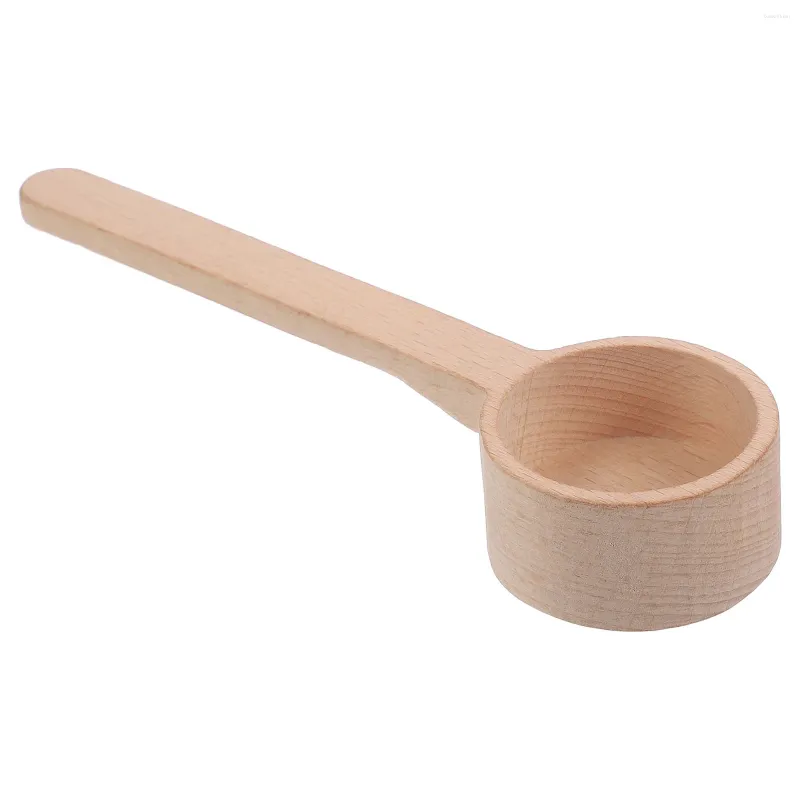 Spoons Long Wooden Spoon Salt Measuring Tea Leaves Multipurpose Scoop Condiment Mini Scoops