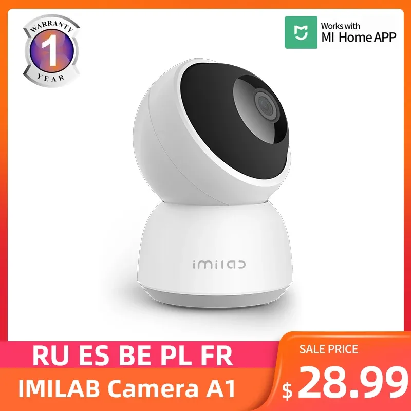 Kamery imilab A1 aparat 2K WiFi kamera Mi Home App Security Camera CCTV Vedio Surveillance Camera Monitor Baby Monitor Global Version