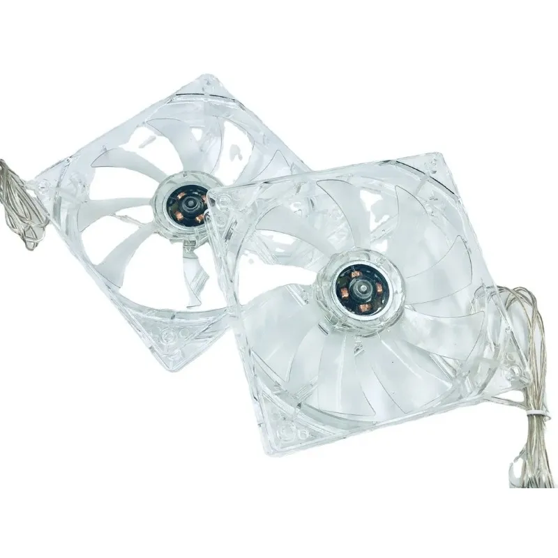 8 cm USB Ventilateur de refroidissement transparent clair