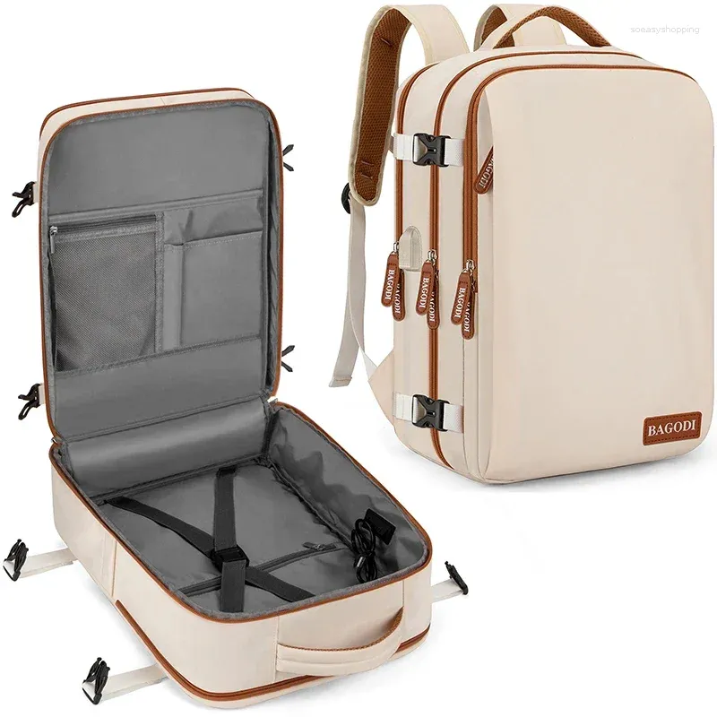 Backpack Airplane Travel For Women Men Carry On Laptop Bag Luggage Large Capacity Business Bags Expandable School Backpacks