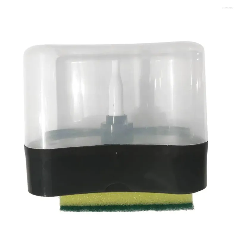 Pompa di distributore di sapone liquido e supporto per spugna - Strumento per il detergente per il detergente per la cucina manuale del contenitore per la pulizia