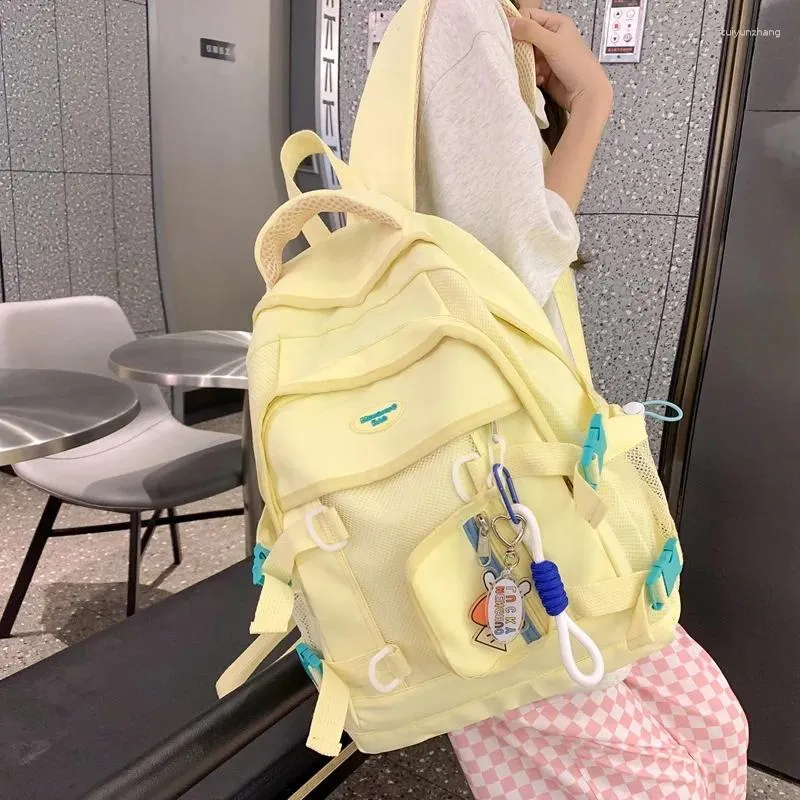 Backpack Girl Girl Cartoon Middle School Schoolbag Kids Student Book Borse Casual Travel Women RucksAck Daypack Book Bag