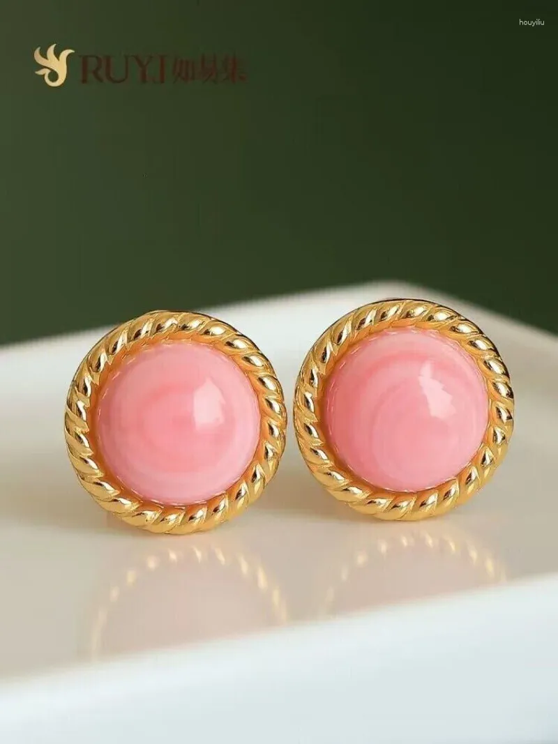 Dangle Ohrringe Wunderschöne 10-11 mm natürliche rosa Conch Pearl Ohrring Silber925s 925 Sterlingsilber