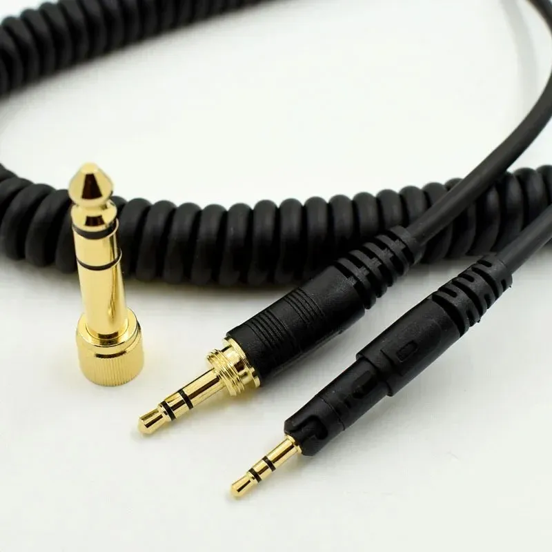 Yedek Sesli Onarım Parçaları Sennheiser için Yay Adaptör Kablosu HD518 598 598 Audio-Technica ATH-M50X M40X kulaklıklar için 3.5