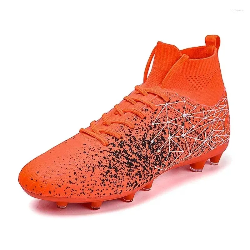 American Football Shoes Soccer for Men High Ankle Boots Cleats Training Sneakers 688-3