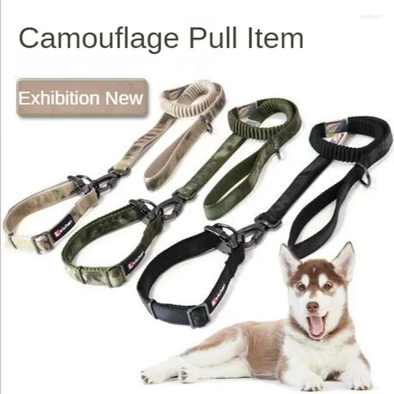 Hundekragen mittlere Haustiertraktion Seil Tarnungslegierung Puffer Pull Item Collar