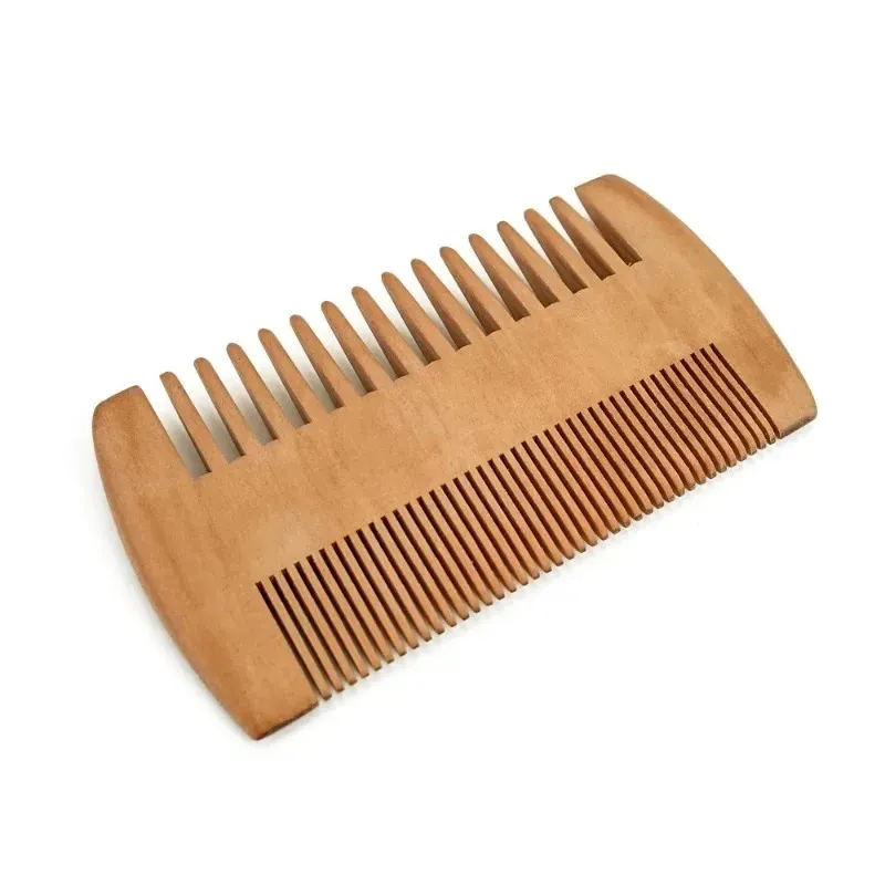 Natural Pear wood Hair Comb Men Beard Care Anti-Static Brush Head Massage Classic Comb Portable Hair Styling Hair Care Tool