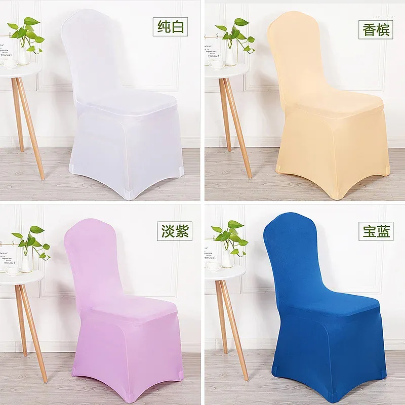 Chair Covers White Cover Dustproof Wedding Banquet Decor Seat Slipcovers Outdoor Decorative Home