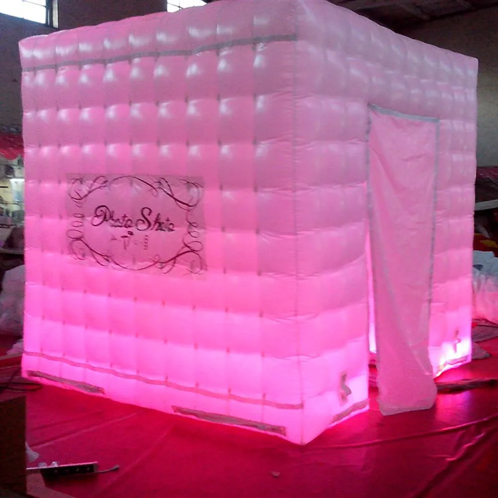 8ft LED Inflatable Photo Booth Tent - Wholesale Colorful Cube for ...