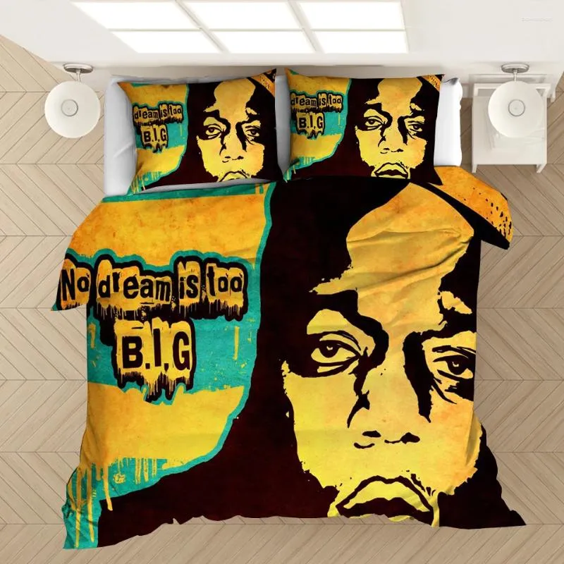 The Notorious B.I.G 3D Printed Grinch Bedding Duvet Covers, Pillowcases
