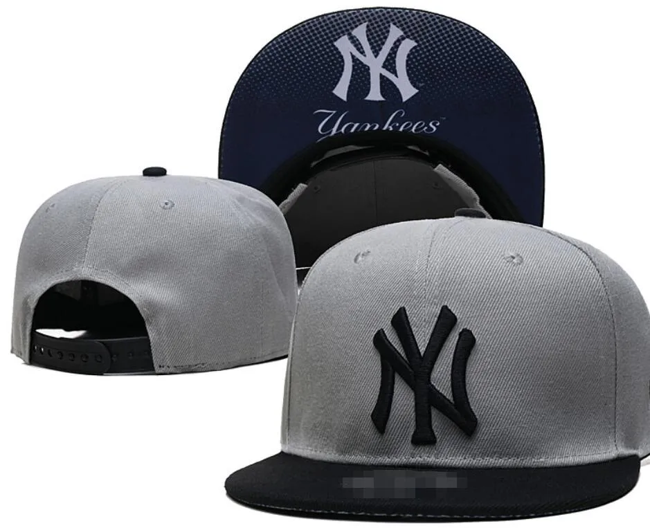 2024 "Yankees" Baseball Snapback Sun Caps Champions Champions World Series Men Women Football Chapeaux Snapback Strapback Hip Hop Sports Hat Mélange