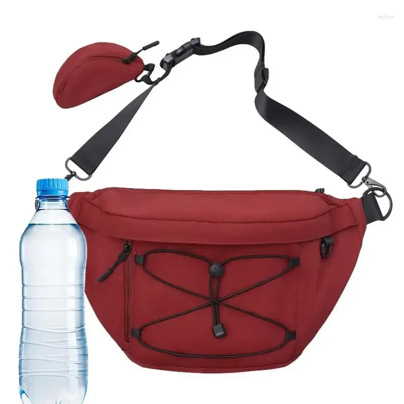 Outdoor -Taschen Kreuzkastentasche Leichter Schulter -Rucksack Trendy Crossbody Sling Bag Verstellbar